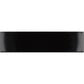 Black 2x8 Glossy Ceramic Subway Tile (50 pack, 5.38 sq ft/case) - Sample