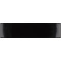 Sample - Black 2x8 Glossy Ceramic Subway Tile (60 pack, 6.48 sq ft/case)