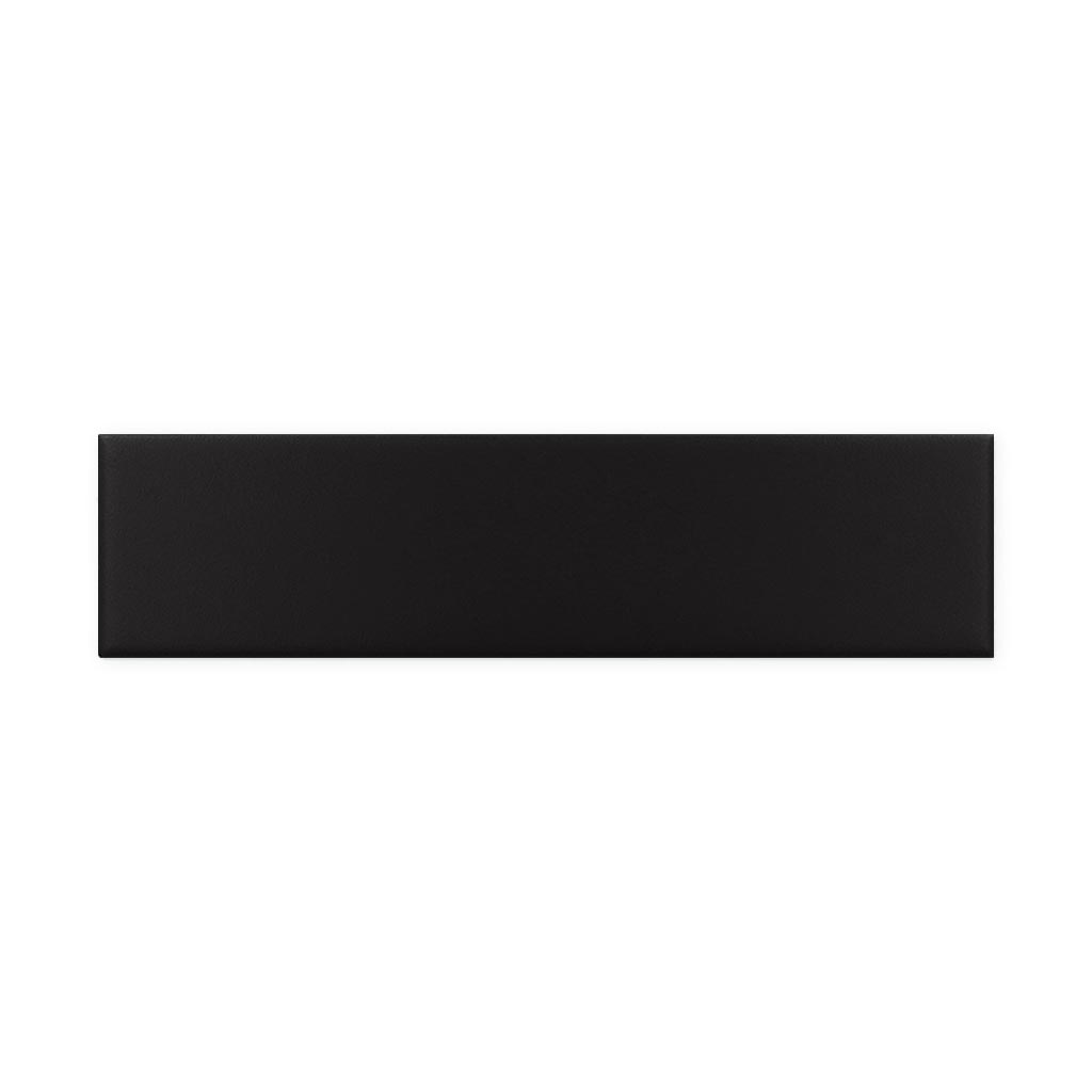 Black 2x8 Matte Ceramic Subway Tile (60 pack, 6.46 sq ft/case) - Sample