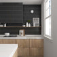 Black 2x8 Matte Ceramic Subway Tile (60 pack, 6.46 sq ft/case) - Sample