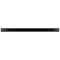 Sample - Black 0.5x8 Glossy Ceramic Pencil Tile Trim (10 pack, 0.3 sq ft/case)