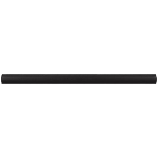 Black Matte Ceramic Pencil Tile Trims