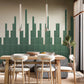 Green 2x8 Glossy Ceramic Subway Deco Tile (38 pack, 4.09 sq ft/case) - Sample