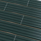 Green 2x8 Glossy Ceramic Subway Deco Tile (38 pack, 4.09 sq ft/case) - Sample