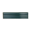 Sample - Green 2x8 Glossy Ceramic Subway Deco Tile (38 pack, 4.09 sq ft/case)