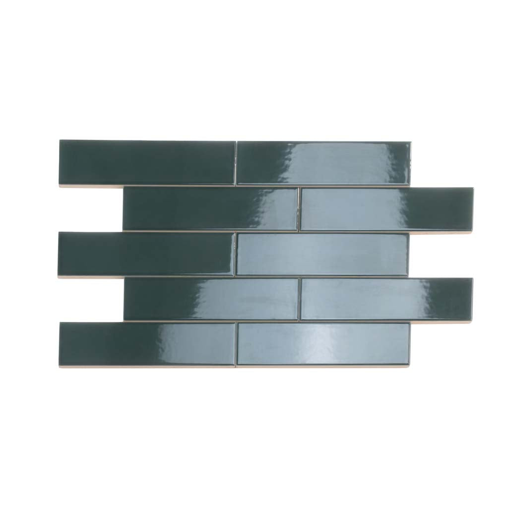 2x8 Green Subway Tile