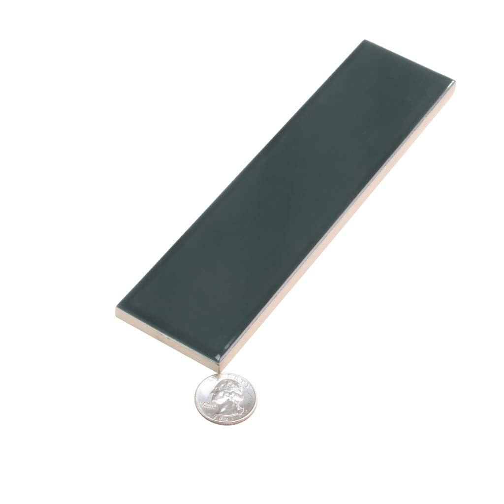 2x8 Green Glossy Subway Tile