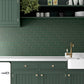 Green 2x8 Matte Ceramic Subway Tile (50 pack, 5.4 sq ft/case) - Sample