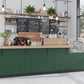 Green 2x8 Matte Ceramic Subway Tile (50 pack, 5.4 sq ft/case) - Sample