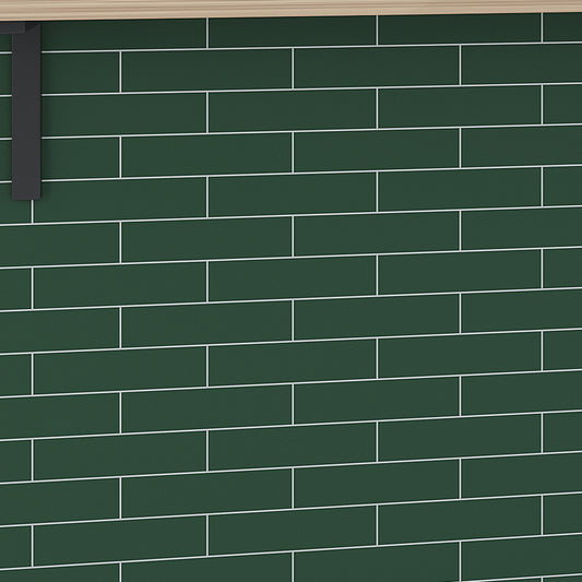Green 2x8 Matte Ceramic Subway Tile (50 pack, 5.4 sq ft/case)