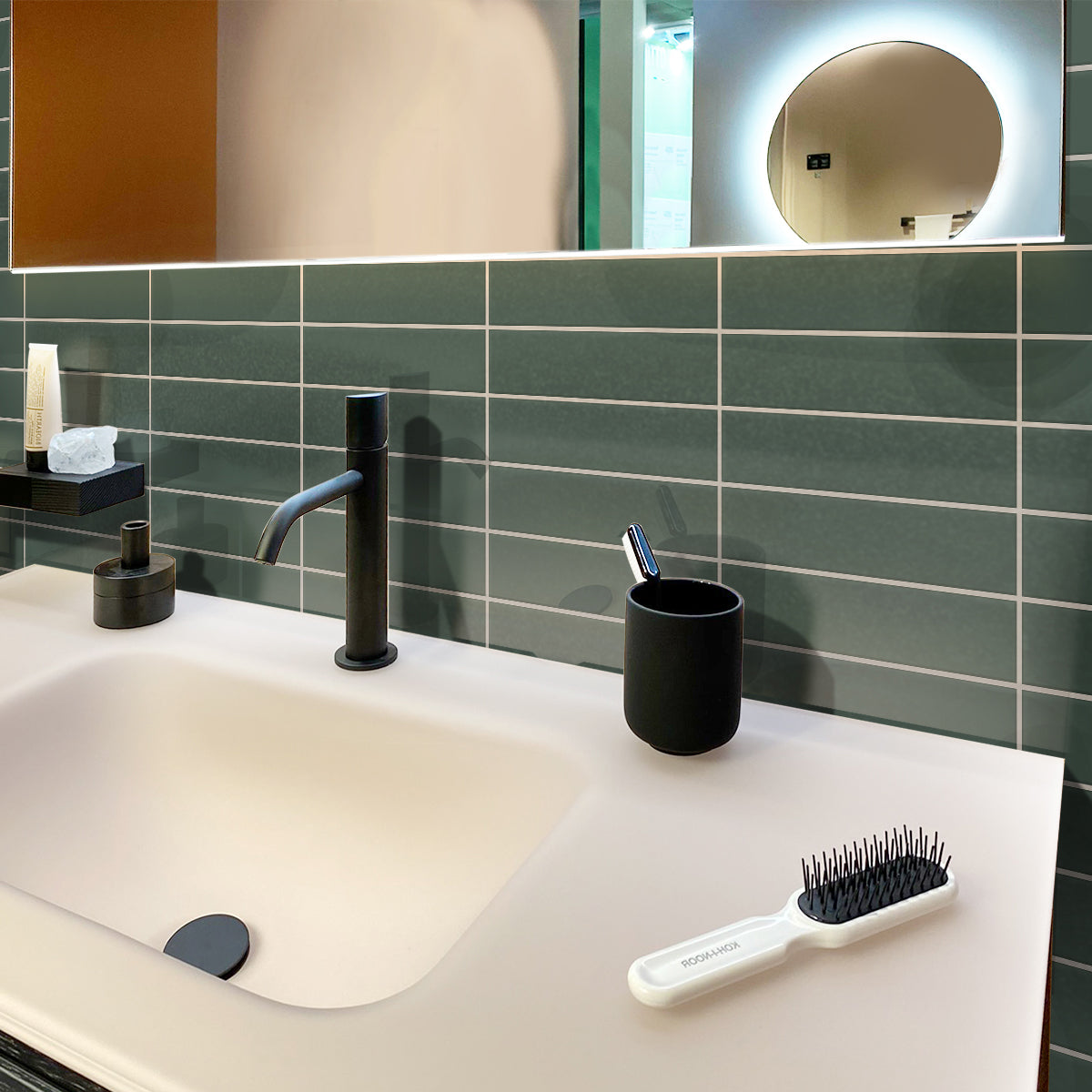 Green Matte Subway Tile