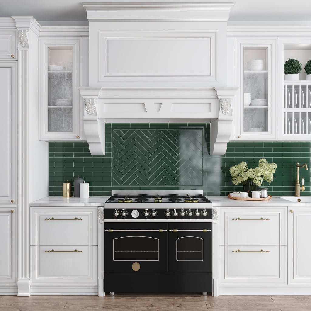 Green 2x8 Glossy Ceramic Subway Tile (35 Cases, 226.8 sqft/Pallet)