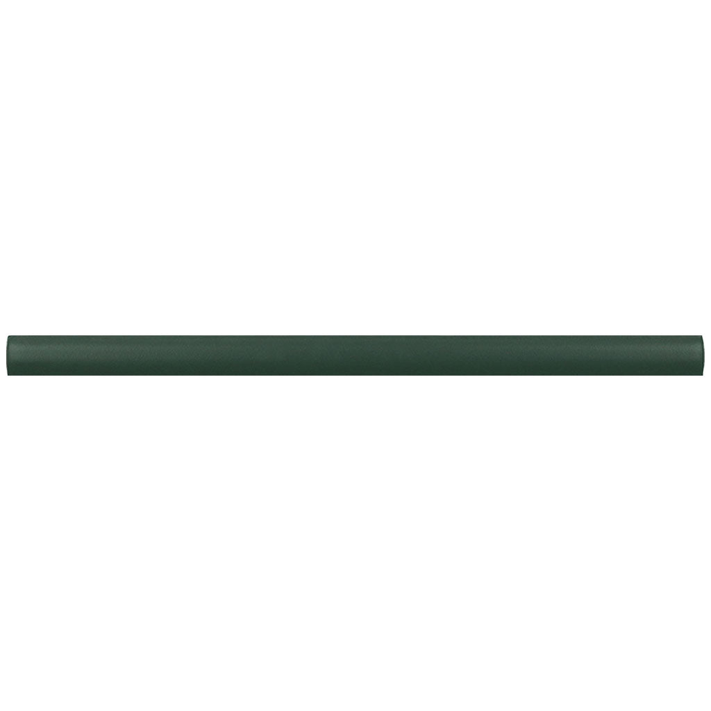 Green 0.5x8 Matte Ceramic Pencil Tile Trim (10 pack, 0.3 sq ft/case) - Sample