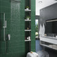 Green 2x8 Matte Ceramic Subway Deco Tile (38 pack, 4.1 sq ft/case)