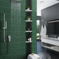 Green 0.5x8 Matte Ceramic Pencil Tile Trim (10 pack, 0.3 sq ft/case) - Sample