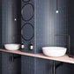 Blue 2x8 Matte Ceramic Subway Tile (50 pack, 5.4 sq ft/case) - Sample
