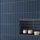 Blue 2x8 Matte Ceramic Subway Tile (50 pack, 5.4 sq ft/case)