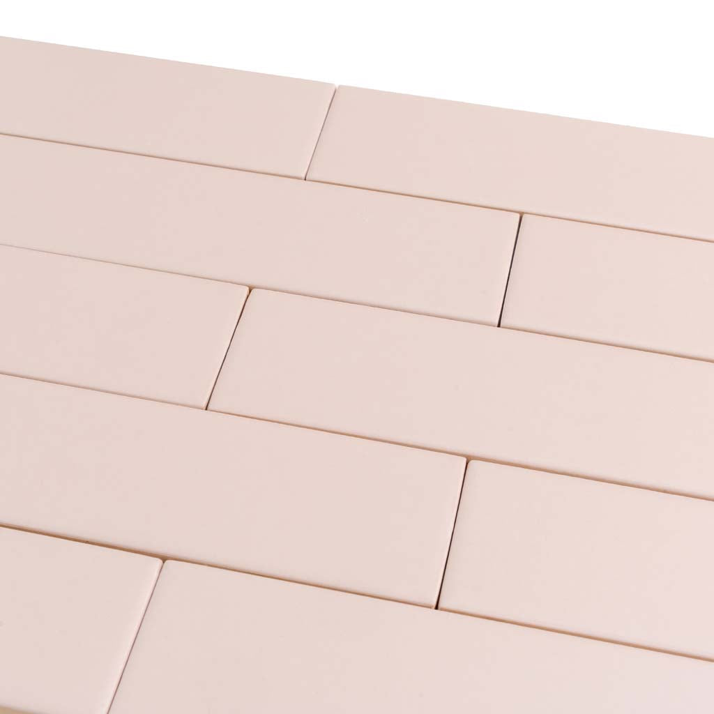 Pink Matte Subway Tile