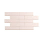 Pink Matte Ceramic Subway Tile
