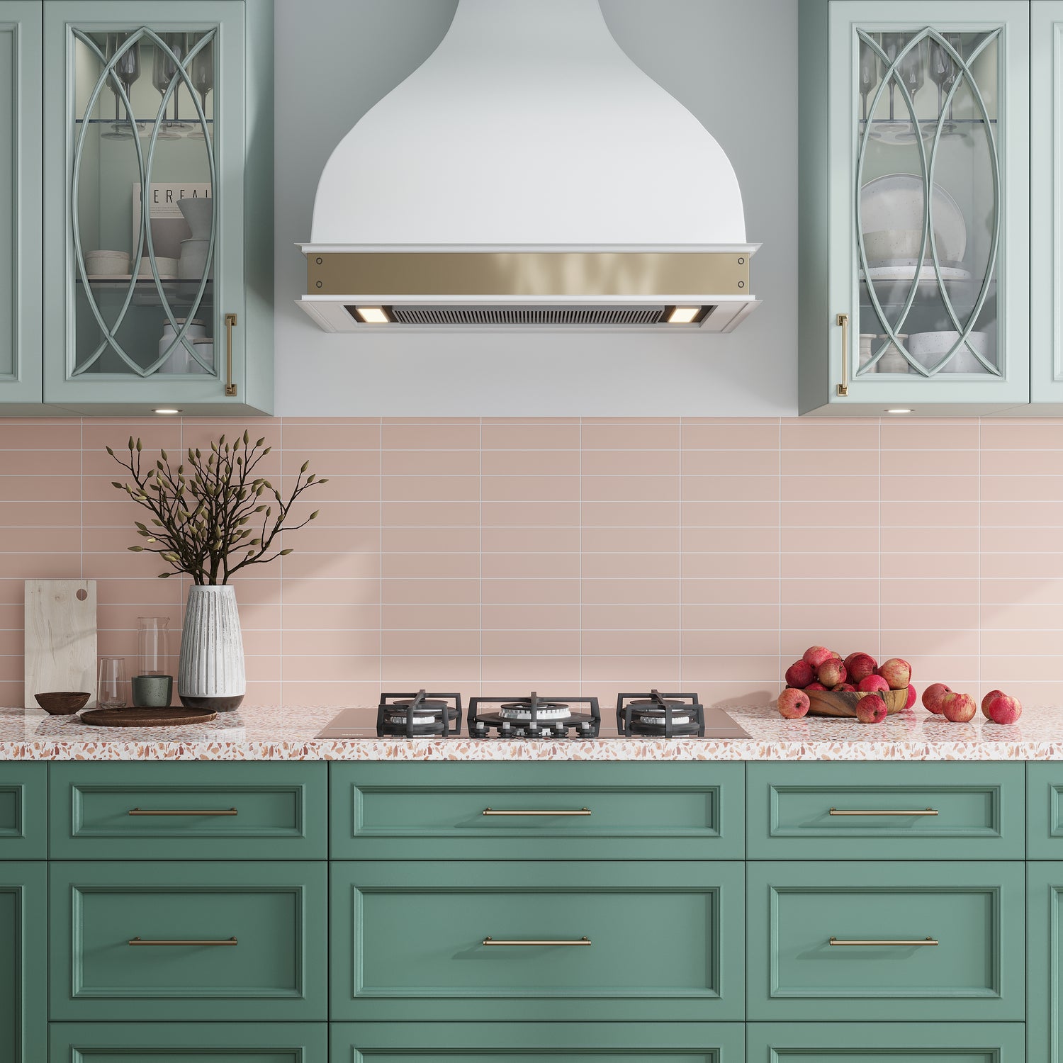 Pink 2x8 Matte Ceramic Subway Tile (60 pack, 6.46 sq ft/case)