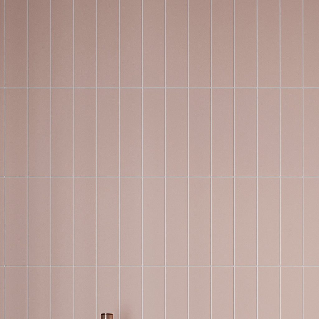 Pink 2x8 Matte Ceramic Subway Tile (50 pack, 5.4 sq ft/case)