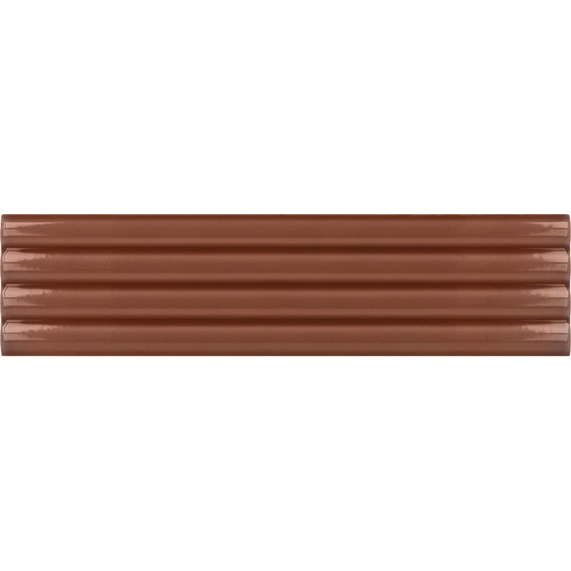 Red 2x8 Glossy Ceramic Subway Deco Tile (38 pack, 4.09 sq ft/case) - Sample