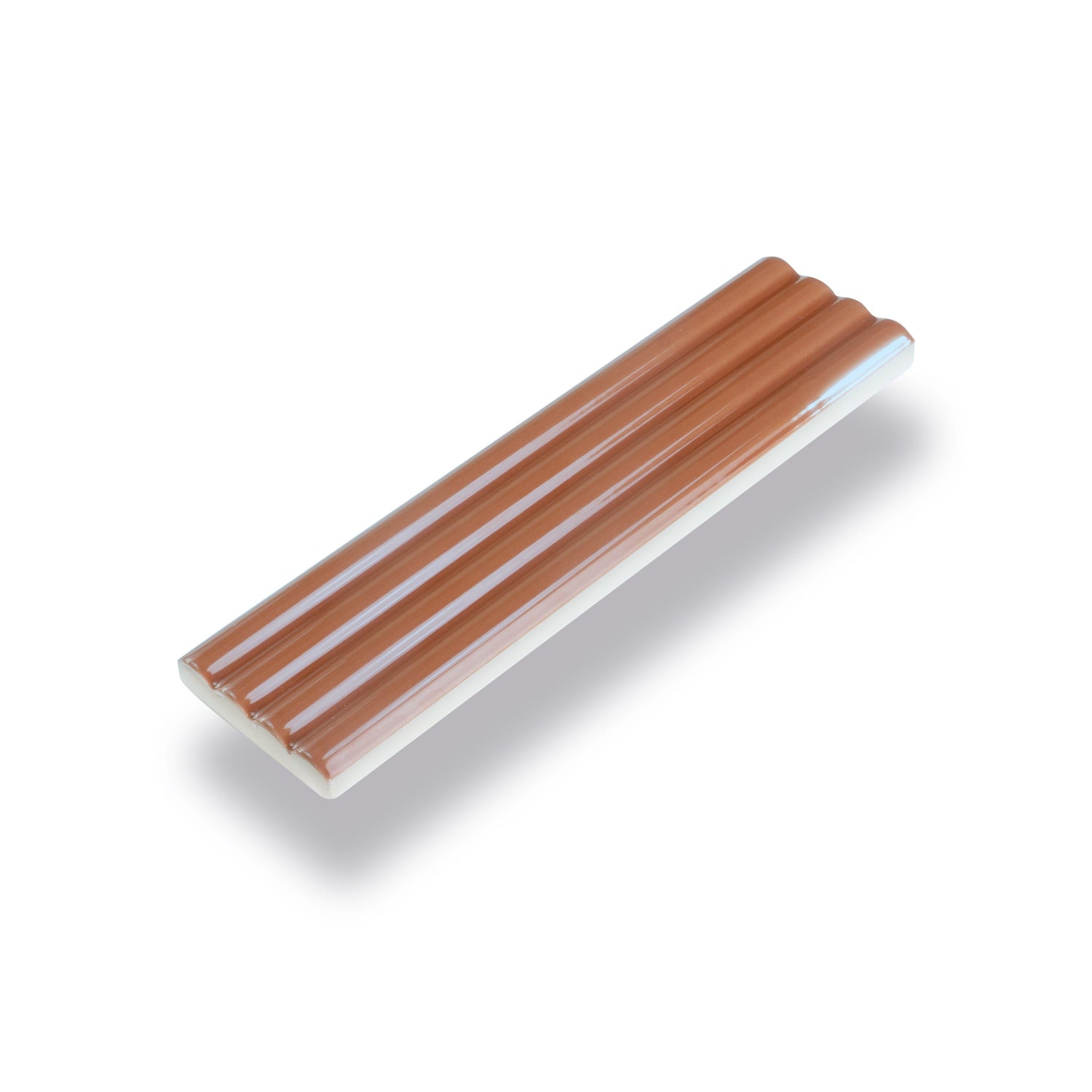 Red 2x8 Glossy Ceramic Subway Deco Tile (38 pack, 4.09 sq ft/case) - Sample