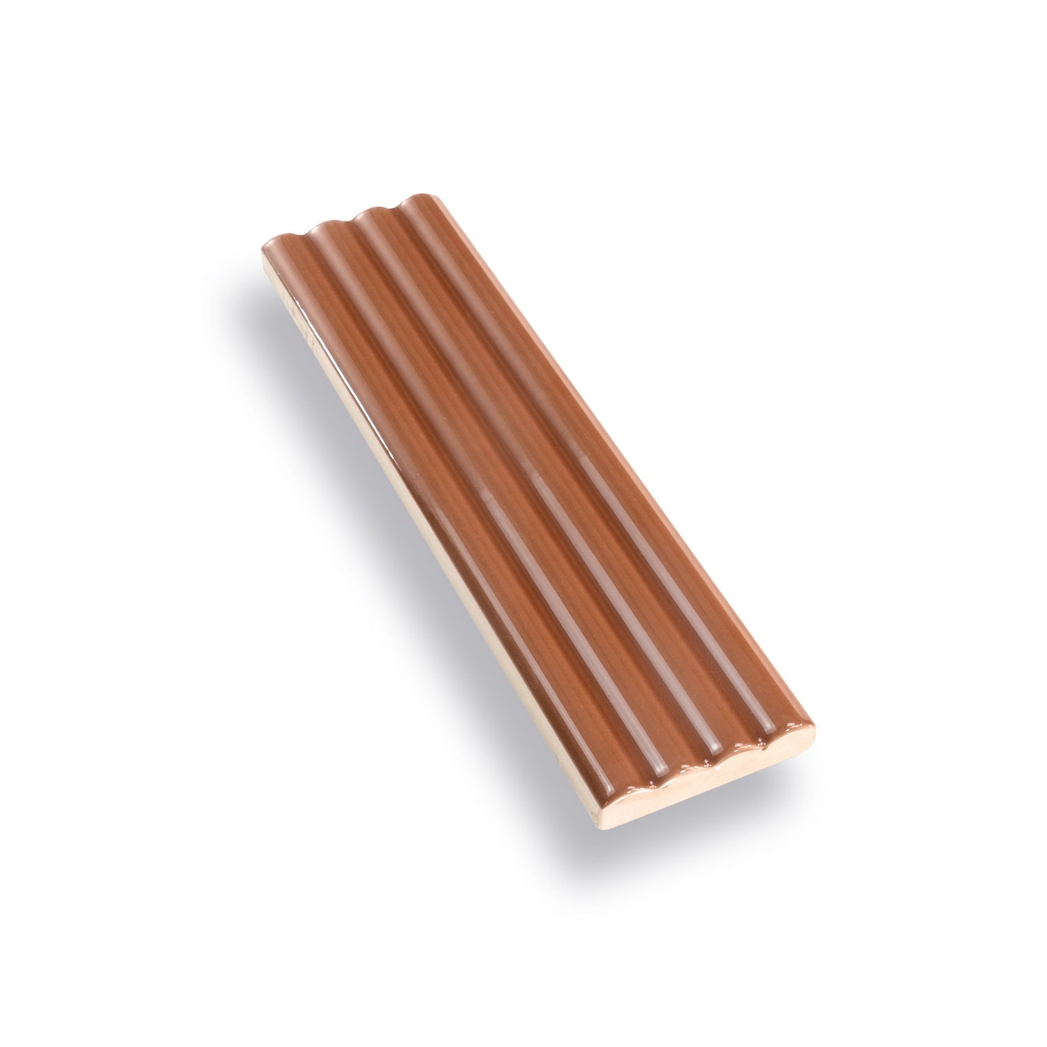 Red 2x8 Glossy Ceramic Subway Deco Tile (38 pack, 4.09 sq ft/case) - Sample