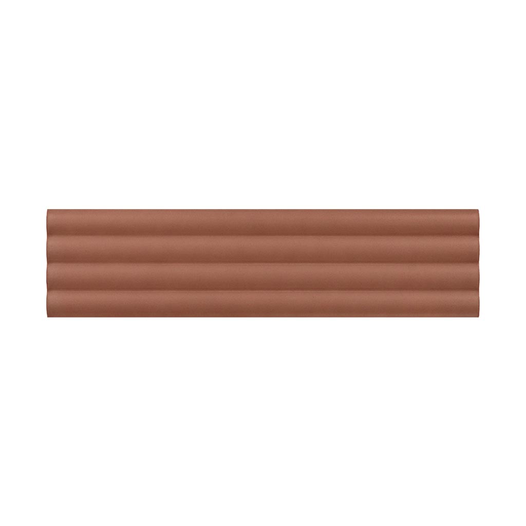 Red 2x8 Matte Ceramic Subway Deco Tile (38 pack, 4.1 sq ft/case) - Sample