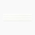 Sample - White 2x8 Glossy Ceramic Subway Deco Tile (42 pack, 4.54 sq ft/case)