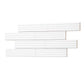 White 2x8 Matte Ceramic Subway Deco Tile (38 pack, 4.1 sq ft/case) - Sample