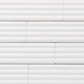 White 2x8 Matte Ceramic Subway Deco Tile (38 pack, 4.1 sq ft/case) - Sample