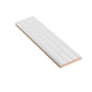 White 2x8 Matte Ceramic Subway Deco Tile (38 pack, 4.1 sq ft/case) - Sample