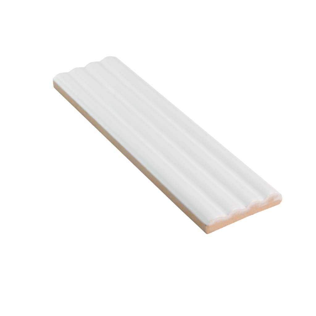 White 2x8 Matte Ceramic Subway Deco Tile (38 pack, 4.1 sq ft/case) - Sample