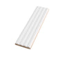 White 2x8 Matte Ceramic Subway Deco Tile (38 pack, 4.1 sq ft/case) - Sample