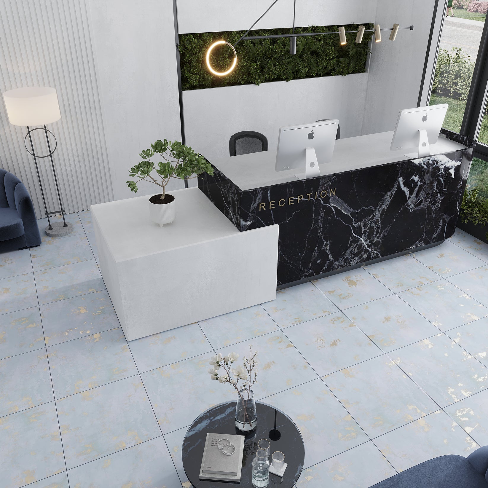 24x48 Light Blue Porcelain Square Tile | Light Blue Porcelain Tile ...