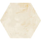 17-pack Aureate 9.84 in. x 11.42 in. Natural Light Beige Porcelain Hexagon Wall and Floor Tile (10.06 sq ft/case)