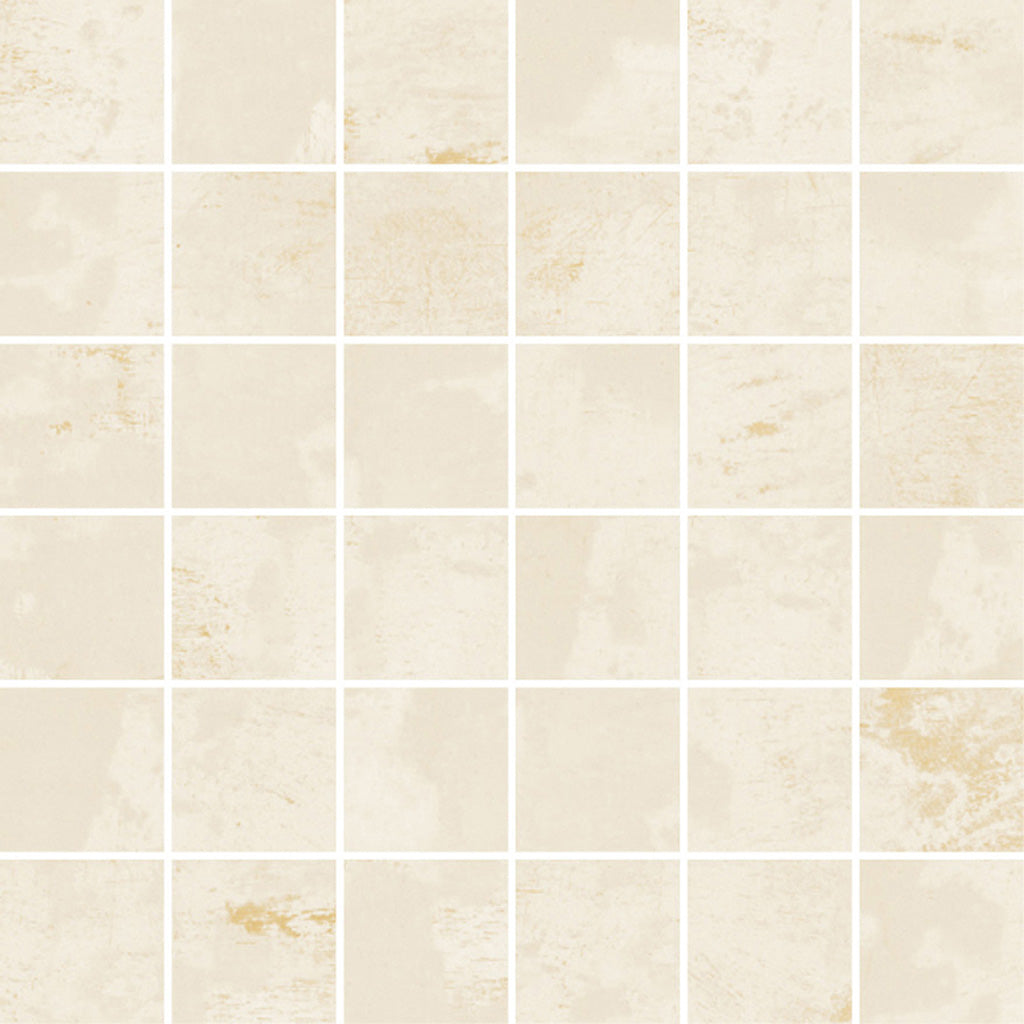 8-pack Aureate 11.71 in. x 11.71 in. Natural Light Beige Porcelain Mosaic Wall and Floor Tile (7.62 sq ft/case)