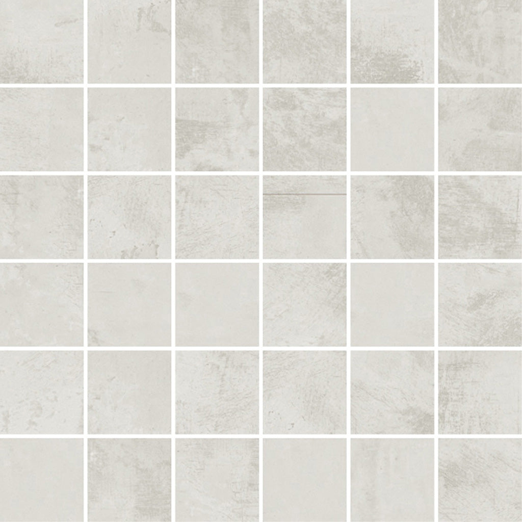 8-pack Aureate 11.71 in. x 11.71 in. Natural White Dove Porcelain Mosaic Wall and Floor Tile (7.62 sq ft/case)