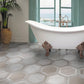 Mink Gray 10x10 Matte Hexagon Porcelain Tile (20 pack, 10.43 sq ft/case) - Sample