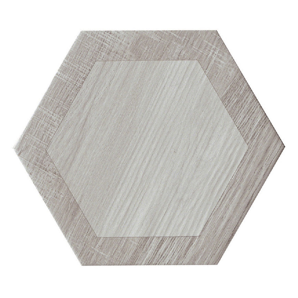 10x10 Mink Gray Hexagonal Matte Porcelain Tile