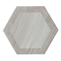 Sample - Mink Gray 10x10 Matte Hexagon Porcelain Tile (20 pack, 10.43 sq ft/case)