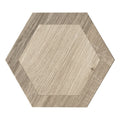 Sample - Light Brown 10x10 Matte Hexagon Porcelain Tile (20 pack, 10.43 sq ft/case)