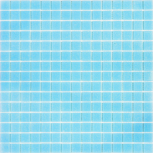 Cadet Blue 12x12 Glossy Uniform Square Glass Mosaic Tile (20 pack, 20 sq ft/case) - Sample