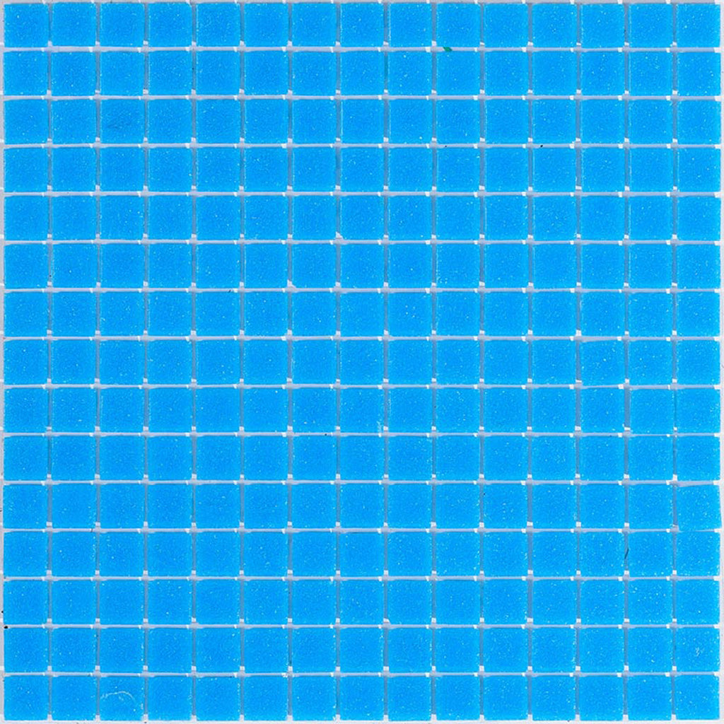 20-pack Dune 12 in. x 12 in. Glossy Dodger Blue Glass Mosaic Wall and Floor Tile (20 sq ft/case) - Sample
