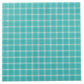 Neon Aqua Green 12x12 Glossy Uniform Square Glass Mosaic Tile (20 pack, 20 sq ft/case) - Sample
