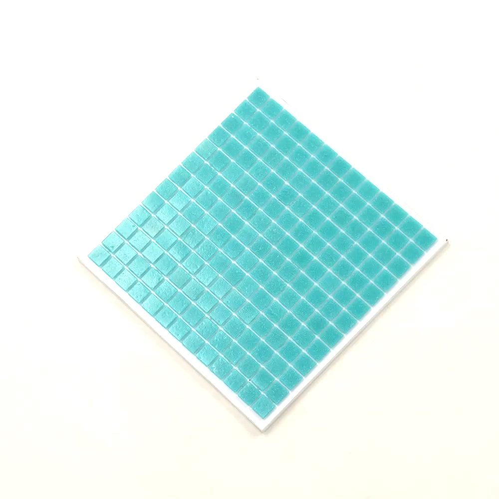 20-pack Dune 12 in. x 12 in. Glossy Neon Aqua Green Glass Mosaic Wall and Floor Tile (20 sq ft/case)