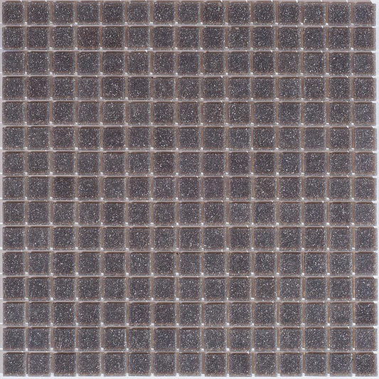 glossy fog gray glass mosaic tiles with uniform square shape and textured surface