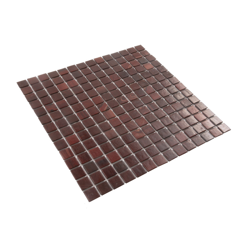 20-pack Dune 12 in. x 12 in. Glossy Ruby Red Glass Mosaic Wall and Floor Tile (20 sq ft/case)