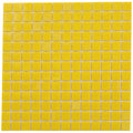 Sample - Lemon Yellow 12x12 Glossy Uniform Square Glass Mosaic Tile (20 pack, 20 sq ft/case)